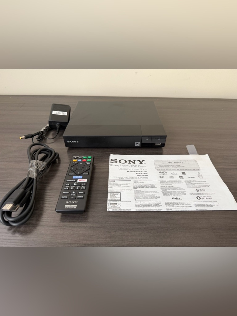 Sony BDP-S1700 Streaming Blu-ray Disc Player  - TESTED AND WORKING GREAT